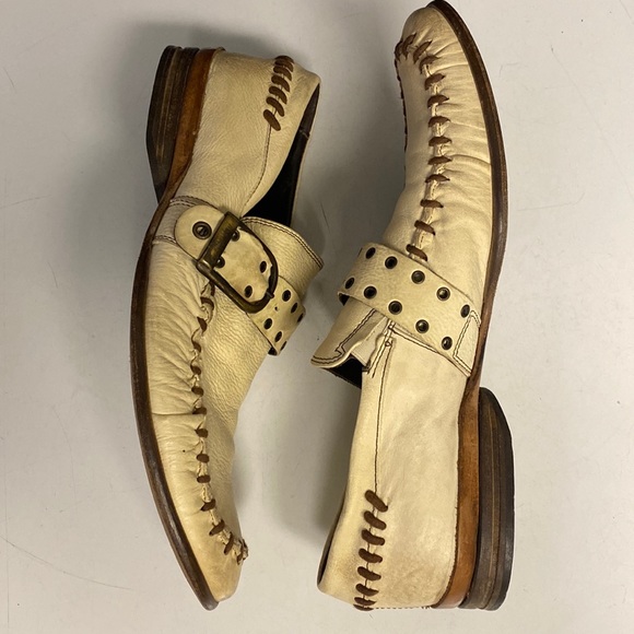 DAVID MAYER Leather Buckle Accent Loafer Shoe 40 main image 11